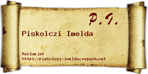 Piskolczi Imelda névjegykártya